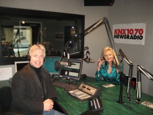 Frank Mottek & Sophie Gayot in the KNX studios