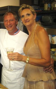 Eric Frechon & Sophie Gayot already celebrating his top GAYOT's rating