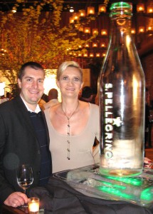 Harold Dieterle & Sophie Gayot at the opening ceremony of the Almost Famous Chef competition
