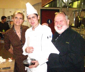 Chef Michel Richard, contestant Daniel Agregard & Sophie Gayot