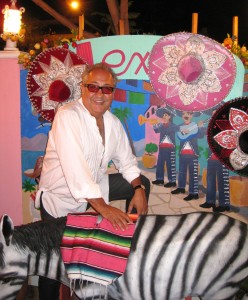 Owner/chef Larry Nicola at his new restaurant Mexico in West Hollywood
