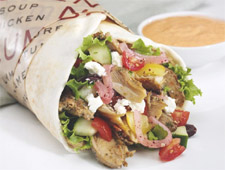Chicken Rōti Sandwich from Rōti Mediterranean Grill