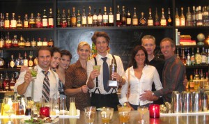 The contestants and the judges (from left to right): Judge Nicholas Liberato/Comme Ca, Shana Street/Church & State, Victoria Recano, Sophie Gayot, Tim Loden/Comme Ca, Judge Yassmin Sarmadi/Church & State, Hector Bury/Joe’s, Judge Joe Miller/Joe’s