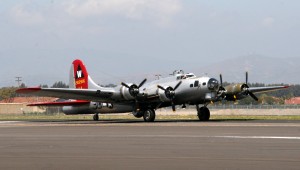 Aluminum Overcast taxiing