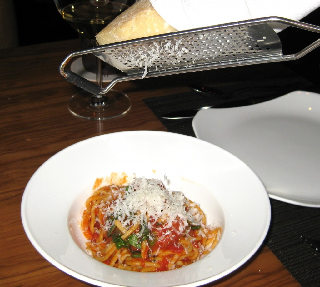 Some parmesan being added for great taste