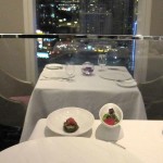 Dinning with views of Las Vegas