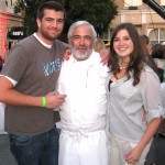 Chef Alain Giraud, from Anisette, Santa Monica, CA, got some help from his children Antonin and CamilleChef Alain Giraudm from Anisette, Santa Monica, CA, got some help from his children Antonin and Camille