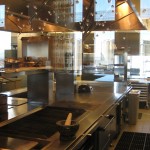 Kitchen with a view of The Strip