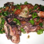 Octopus, gizzards & lemon