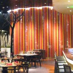 One side of the dining room