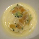Langoustine & mousseline perfumed with sherry Manzanilla