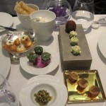 Plated canapés
