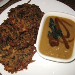 Potato latkes & smoked applesauce