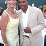 World champion Sugar Ray Leonard with Sophie Gayot