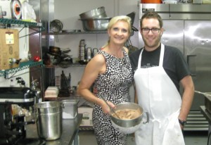 Top chef winner season 2 Ilan Hall at The Gorbals with Sophie Gayot