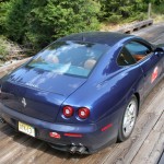 612 Scalietti racing over bridge