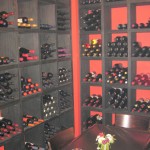 A private room in the wine cellar