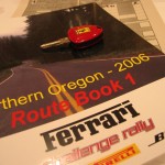 Ferrari rally route book