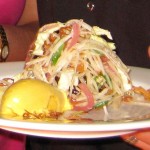 Confit pork belly - raw choucroute Thai style