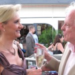 Mayor Richard Riordan with Sophie Gayot, "Of course I know GAYOT.com!"