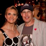 Concern Foundation president Derek Alpert with Sophie Gayot