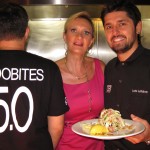Chef Ludovic Lefebvre with Sophie Gayot
