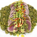 Tuna with green sauce