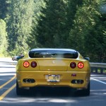 Scenic rally route