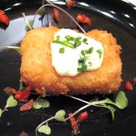 Kani koro; Japanese style crab croquette with tartar sauce