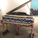 Piano painted by New York artist Kenny Scharf