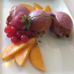Peach sorbet