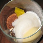 "Half-baked" pistachio and kaffir