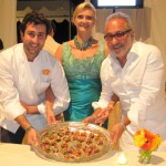 Nic's Restaurant & Martini Lounge, son Lukes & father Larry Nicola with Sophie Gayot