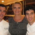 Brothers Frank and Brian Redzikowski with Sophie Gayot
