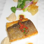 Branzino baked in sea salt