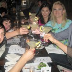 The judges cheering on French 75 cocktails