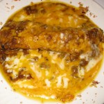 Shrimp enchilada