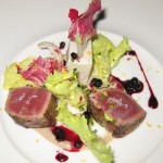Tuna belly with argan oil ravigote, green apple and 62-degree quail egg