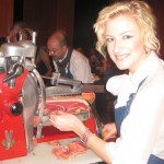 The raclette's traditionnal accoutrement of charcuterie