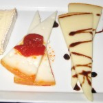 Cheese tasting plate