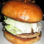 "Juicy Blucy" burger