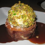 Chocolate-brioche bread pudding