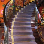The grand staircase at Le 114 Faubourg
