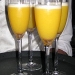 Tangerine Sour: Grey Goose Le Citron with pink peppercorns and roses