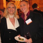 Sophie Gayot with finalist Mark Maier from Le Cordon Bleu Los Angeles