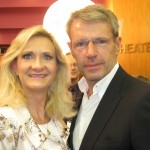 Actor Lambert Wilson with Sophie Gayot