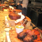 The carving station