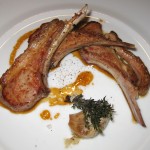 L'Agneau de lait: Lamb chops with thyme
