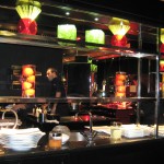 A view of the kitchen at L'Atelier de Joël Robuchon