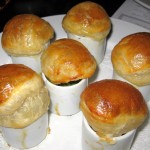 Escargots de Bourgogne: Burgundy snails with garlic, parsley and puff pastry